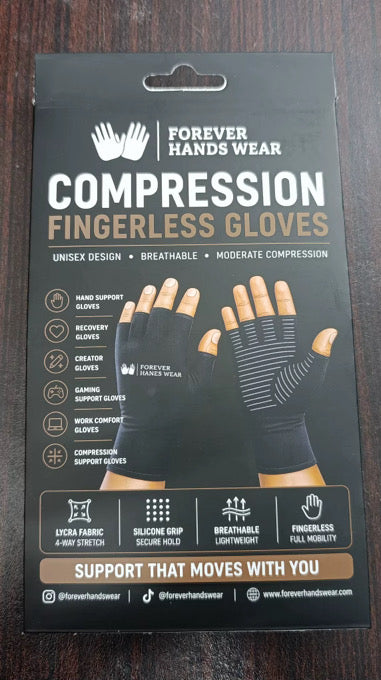 Fingerless Compression Gloves (Unisex)